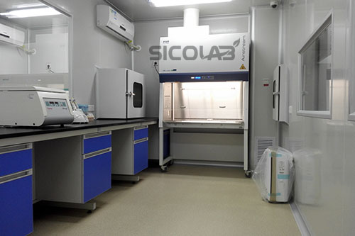 标准的PCR实验室实验室家具布局