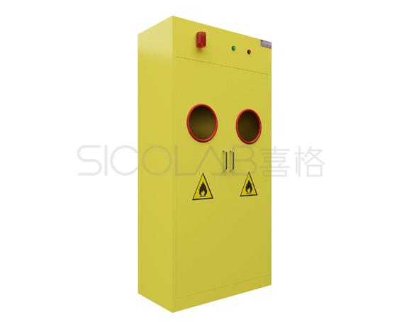 Gas cylinder cabinet